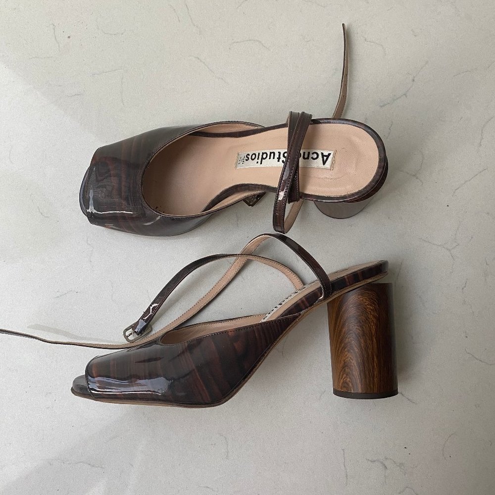 Limited Edition Acne Studio Strappy Block Heels